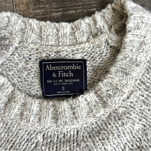 Abercrombie & Fitch Women's Fair Isle Sweater Cotton Blend Size Small - Picture 2 of 8